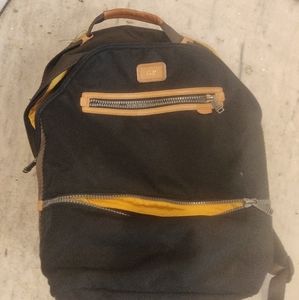 TUMI 22385DBH ALPHA BRAVO Cannon Backpack Black Brown Good Condition